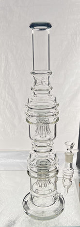Double Chamber King Squid Tall Straight Bong